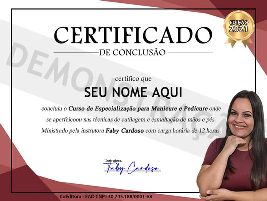 Curso de Cutilagem para Manicures com Faby Cardoso - Especialização